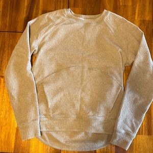 LuLu crew neck- cotton lined, very comfortable and flattering.